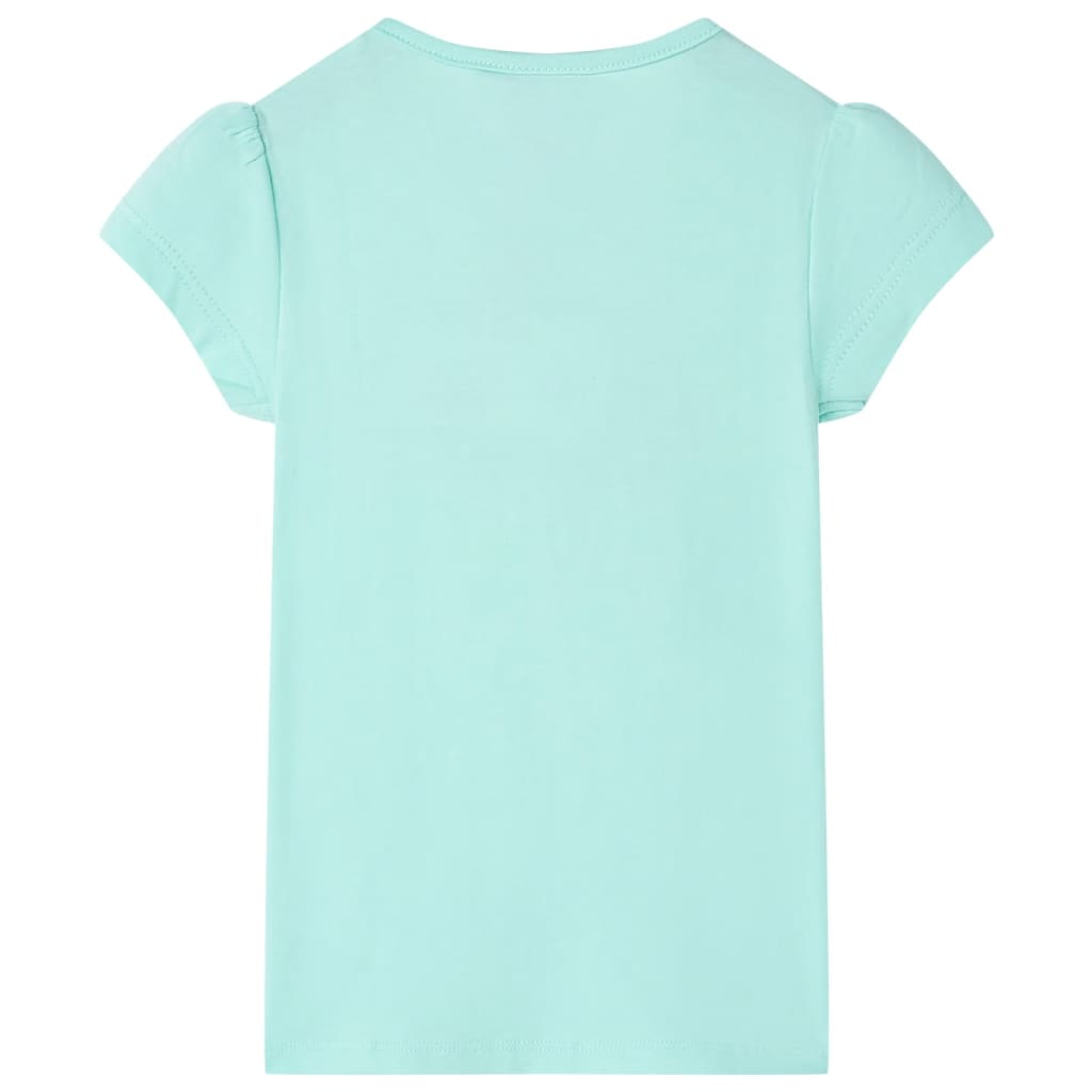 Koszulka dziecięca z krótkimi rękawami, jasny błękit, 92