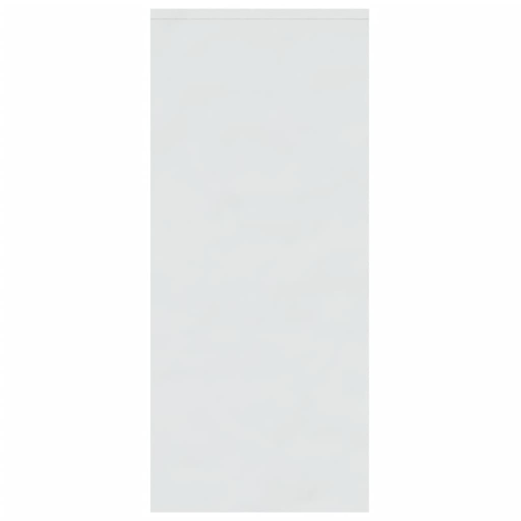 vidaXL Szafka, wysoki połysk, biała, 102x33x75 cm, płyta wiórowa