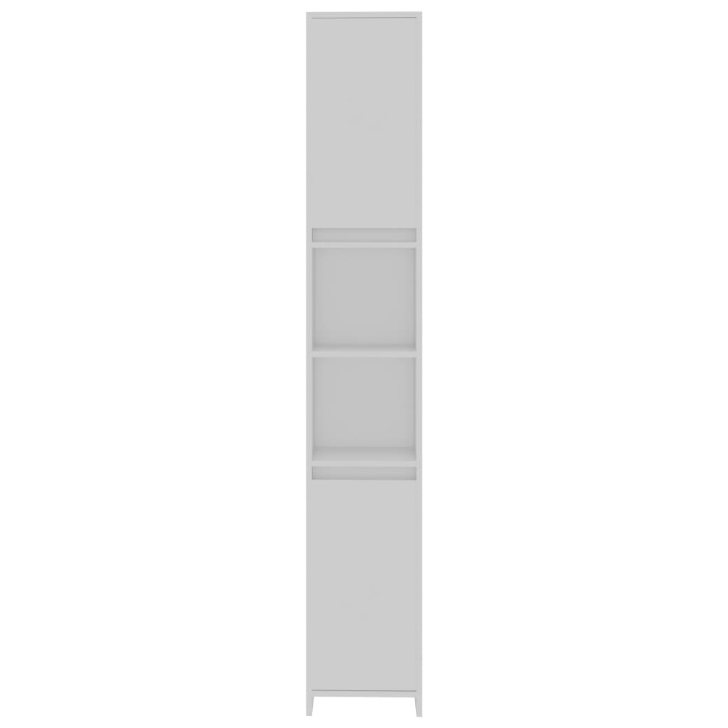 vidaXL 4-częściowy zestaw mebli łazienkowych, biały, płyta wiórowa
