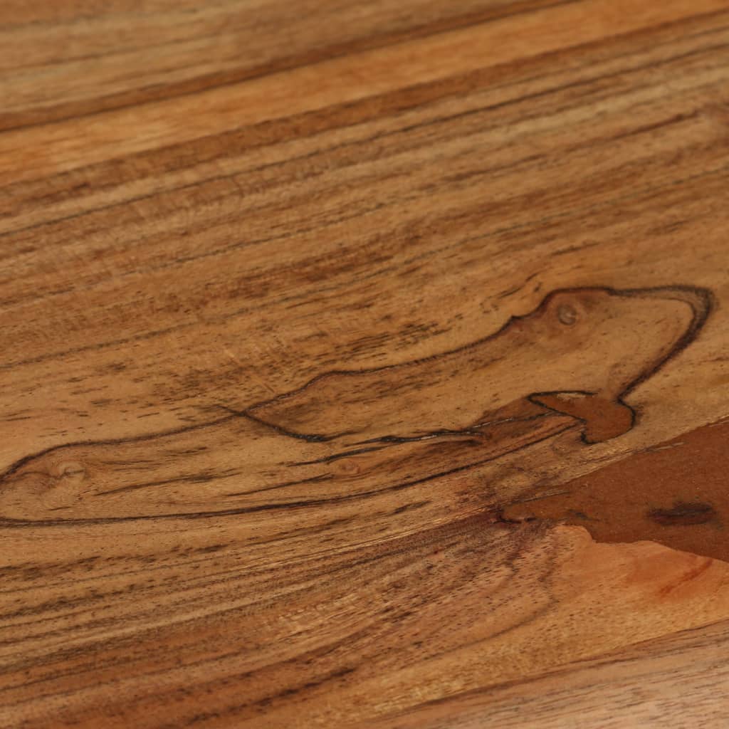 vidaXL Biurko z litego drewna akacjowego, 110 x 50 x 76 cm