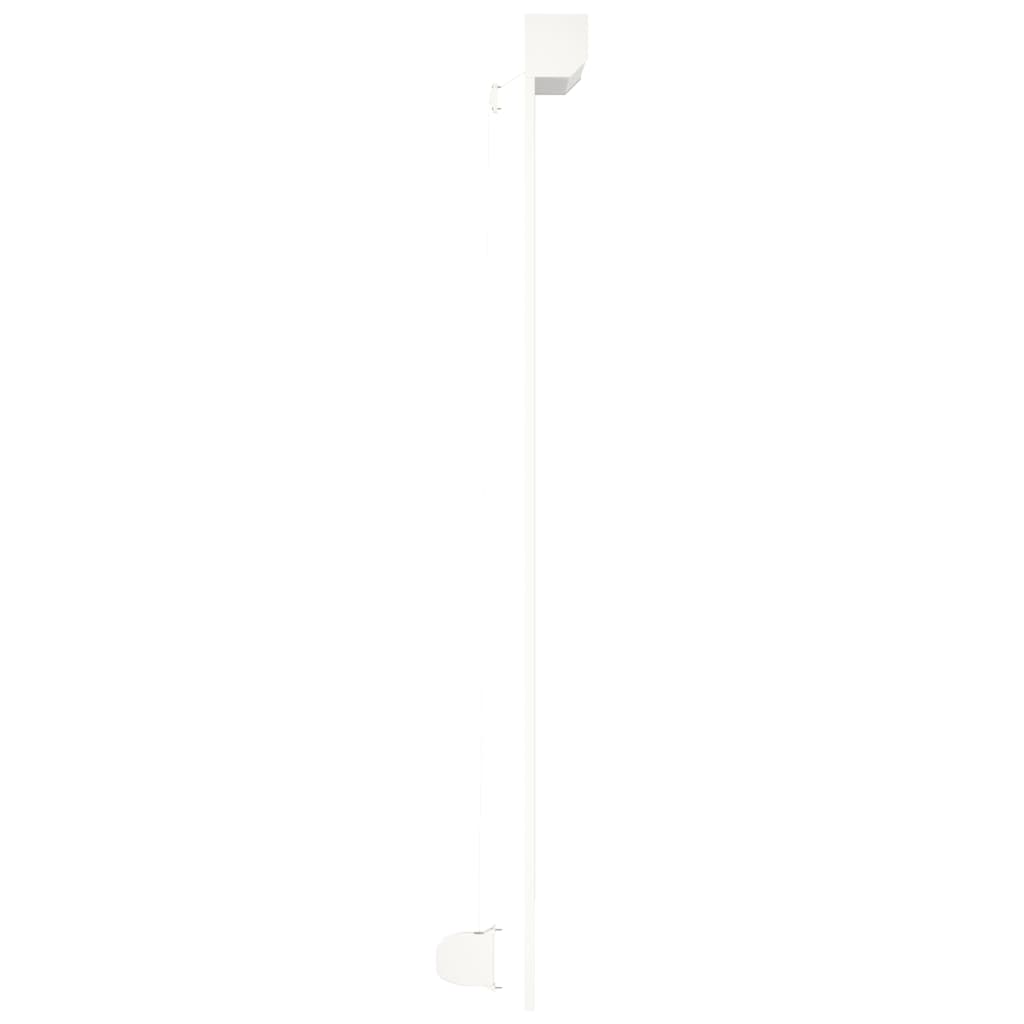 vidaXL Roleta zewnętrzna, aluminiowa, 110 x 220 cm, biała