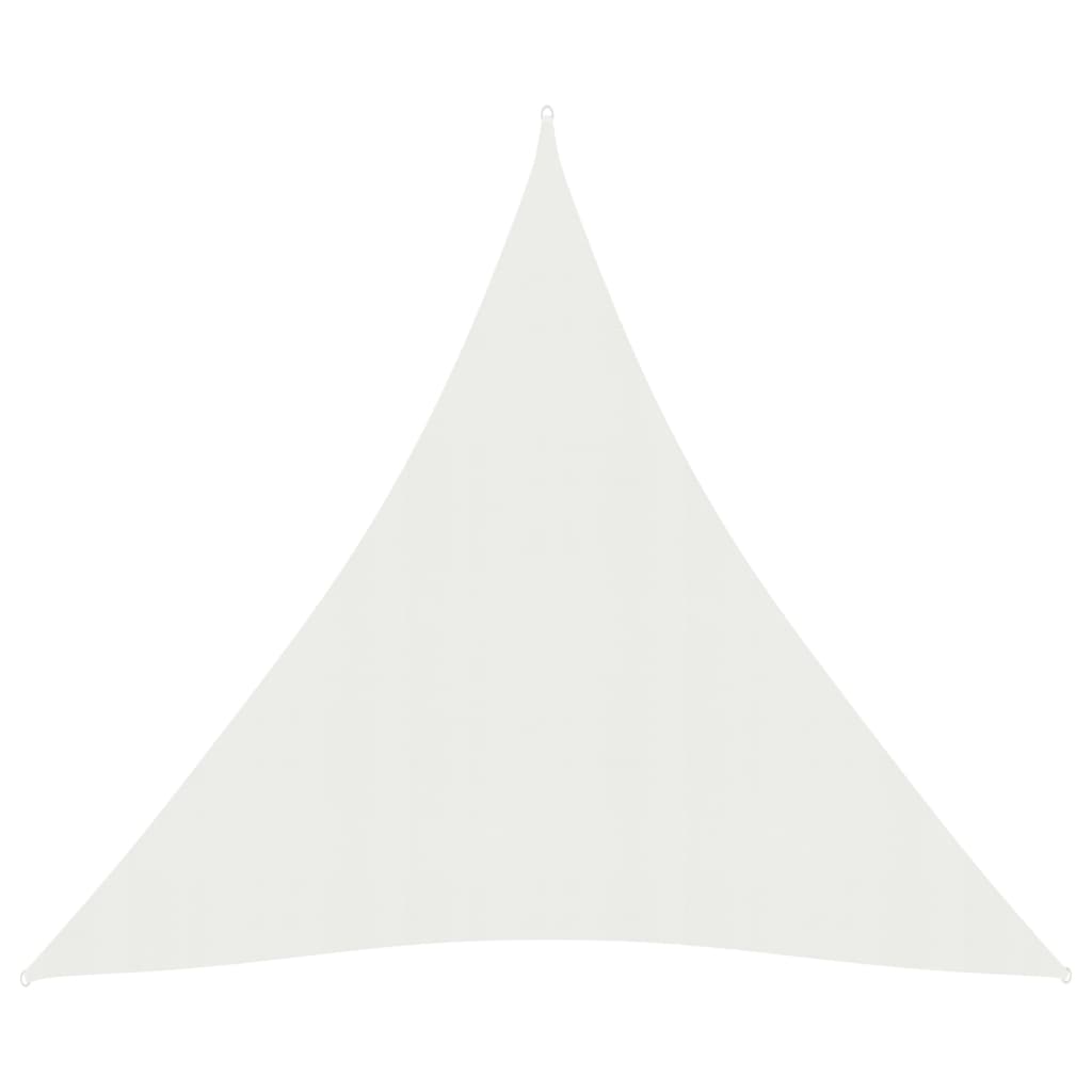 vidaXL Żagiel przeciwsłoneczny, 160 g/m², biały, 5x6x6 m, HDPE