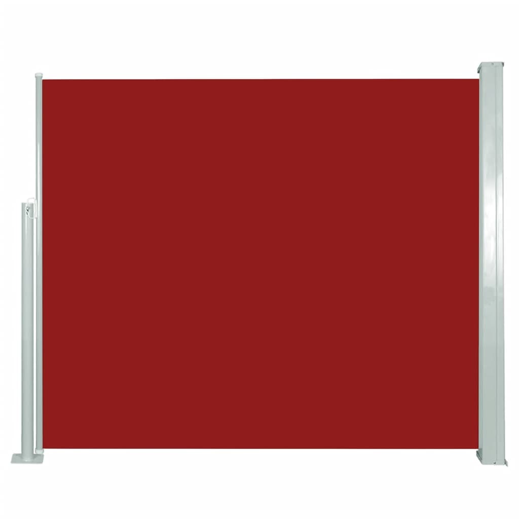 vidaXL Zwijana markiza boczna, 120 x 300 cm, czerwona