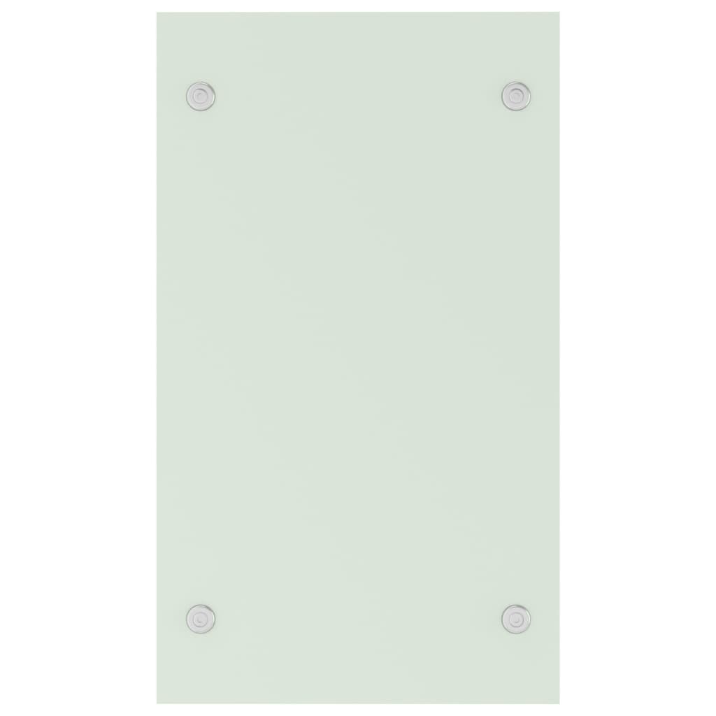 vidaXL Stojak na drewno opałowe, biały, 40x35x60 cm, szklany
