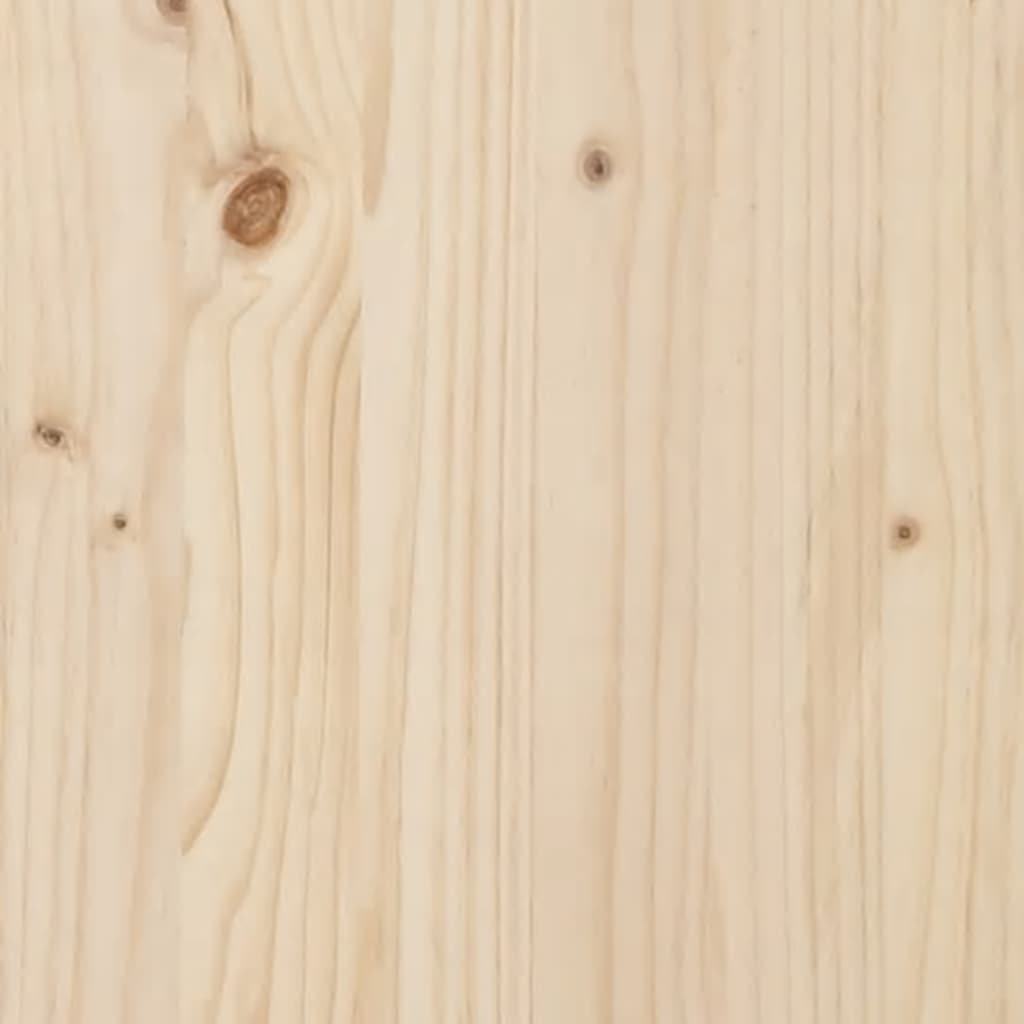 vidaXL Ławka ogrodowa z gabionem, 122x71x65,5 cm, lite drewno sosnowe