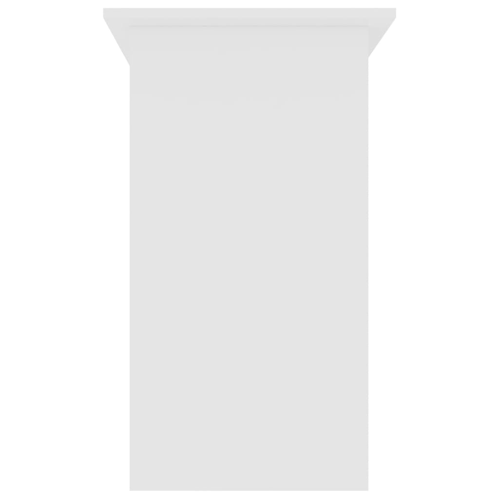 vidaXL Biurko, białe, 80x45x74 cm, płyta wiórowa