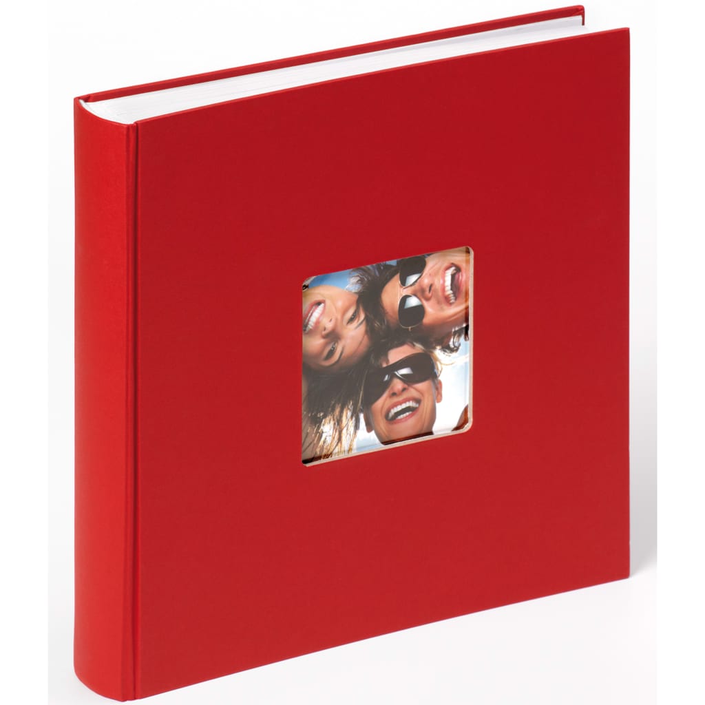 Walther Design Album na fotografie Fun, 30x30 cm, czerwony, 100 stron