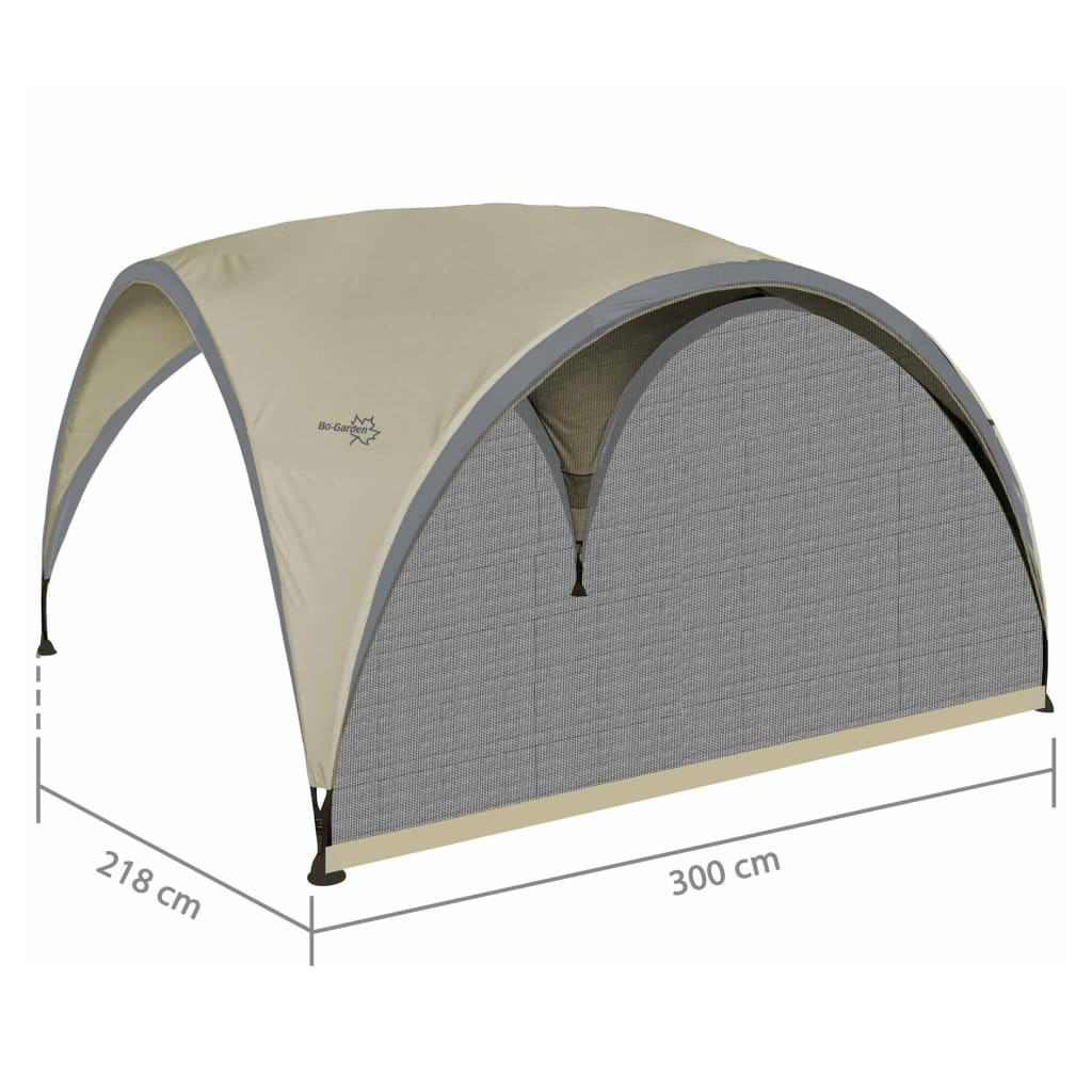 Bo-Camp Ścianka-moskitiera do namiotu ogrodowego, rozmiar S, beżowa