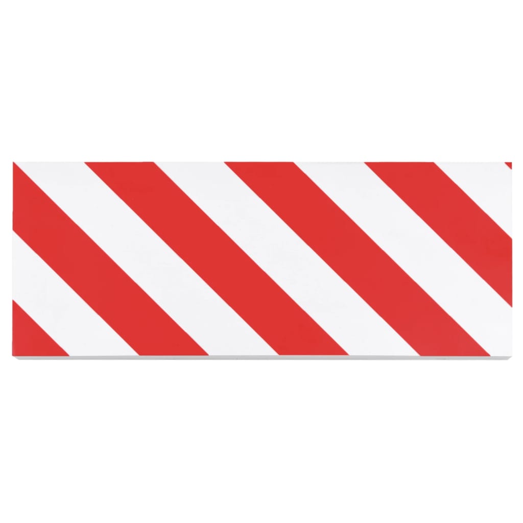 vidaXL Ochraniacze ścienne, 6 szt., czerwono-białe, 50x20x2 cm, EVA