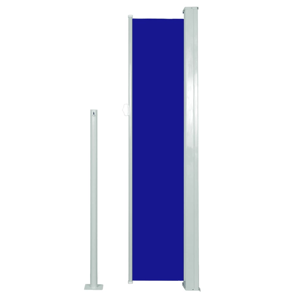 vidaXL Zwijana markiza boczna, 140 x 300 cm, niebieska
