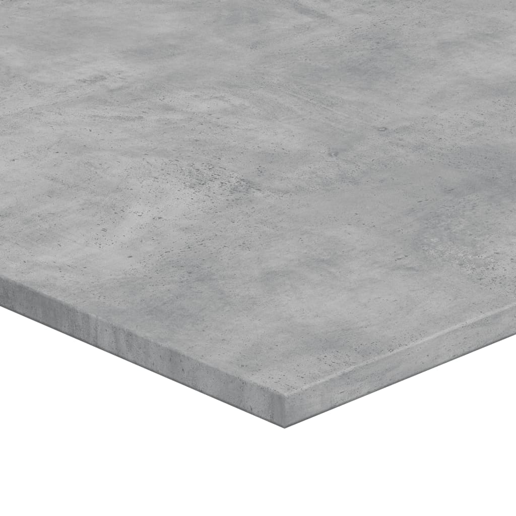 vidaXL Półki na książki, 4 szt., szarość betonu, 100x50x1,5 cm, płyta
