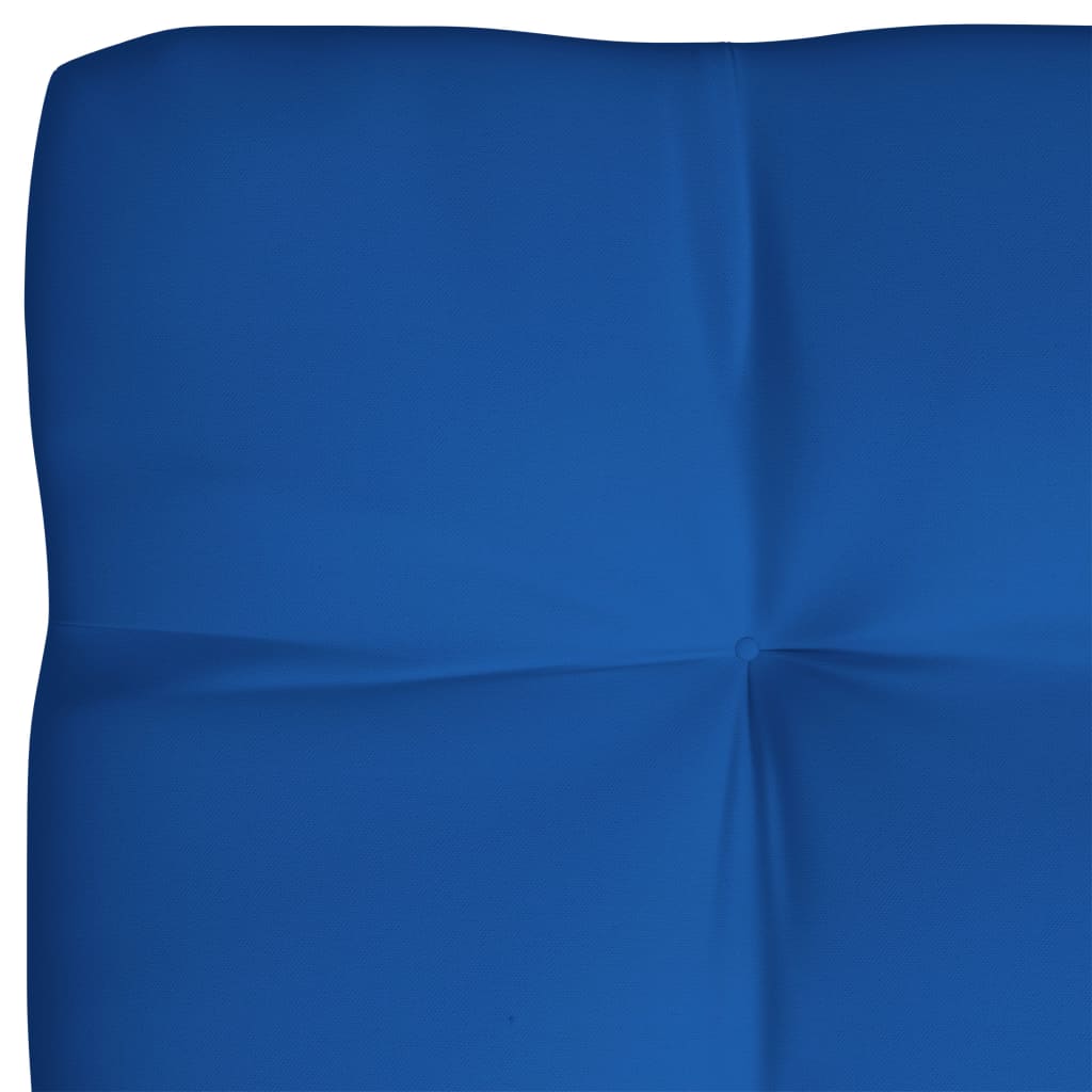 vidaXL Poduszki na sofę z palet, 7 szt., kobaltowoniebieskie, tkanina