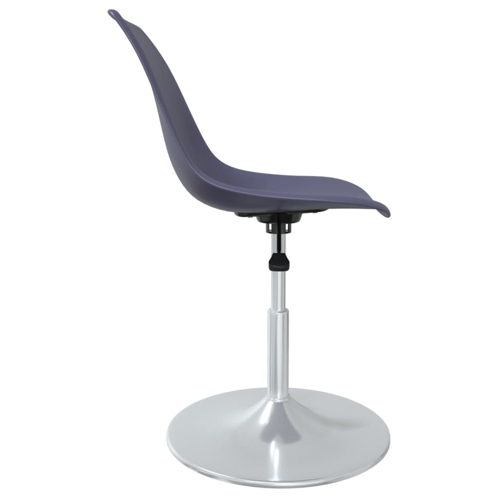 vidaXL Obrotowe krzesła stołowe, 6 szt., liliowe, PP