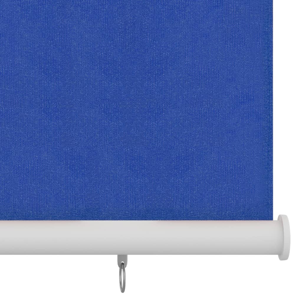 vidaXL Roleta zewnętrzna, 140x230 cm, niebieska, HDPE