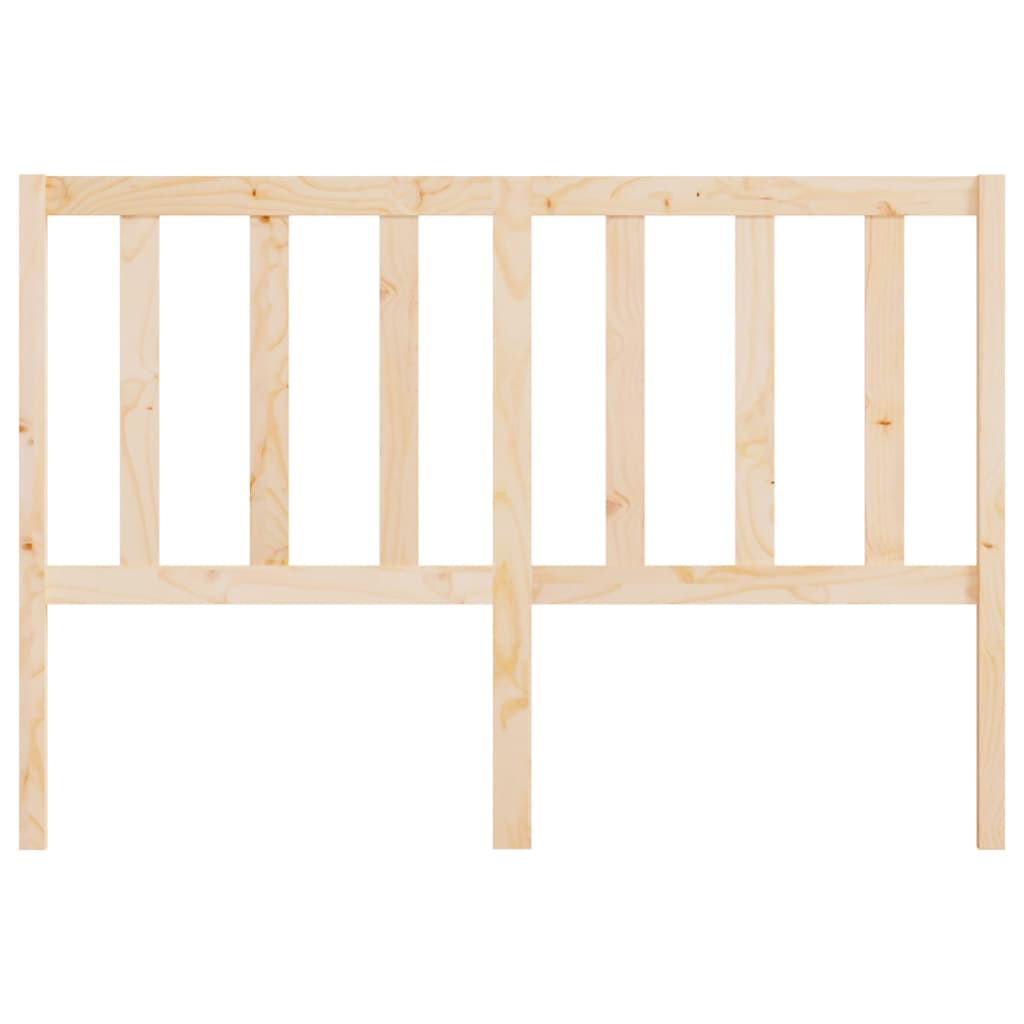 vidaXL Wezgłowie łóżka, 146x4x100 cm, lite drewno sosnowe