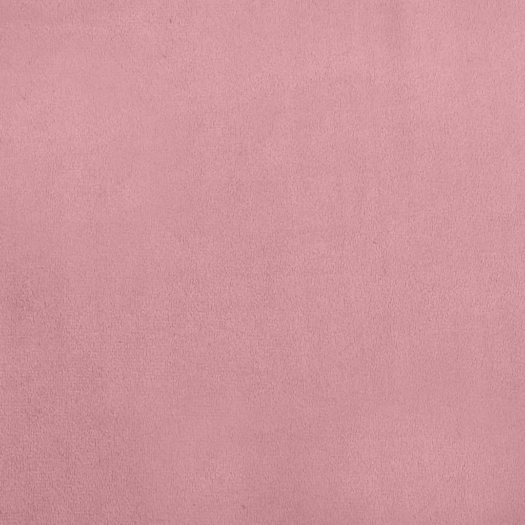 vidaXL Sofa dla dzieci, różowa, 70x45x30 cm, aksamit