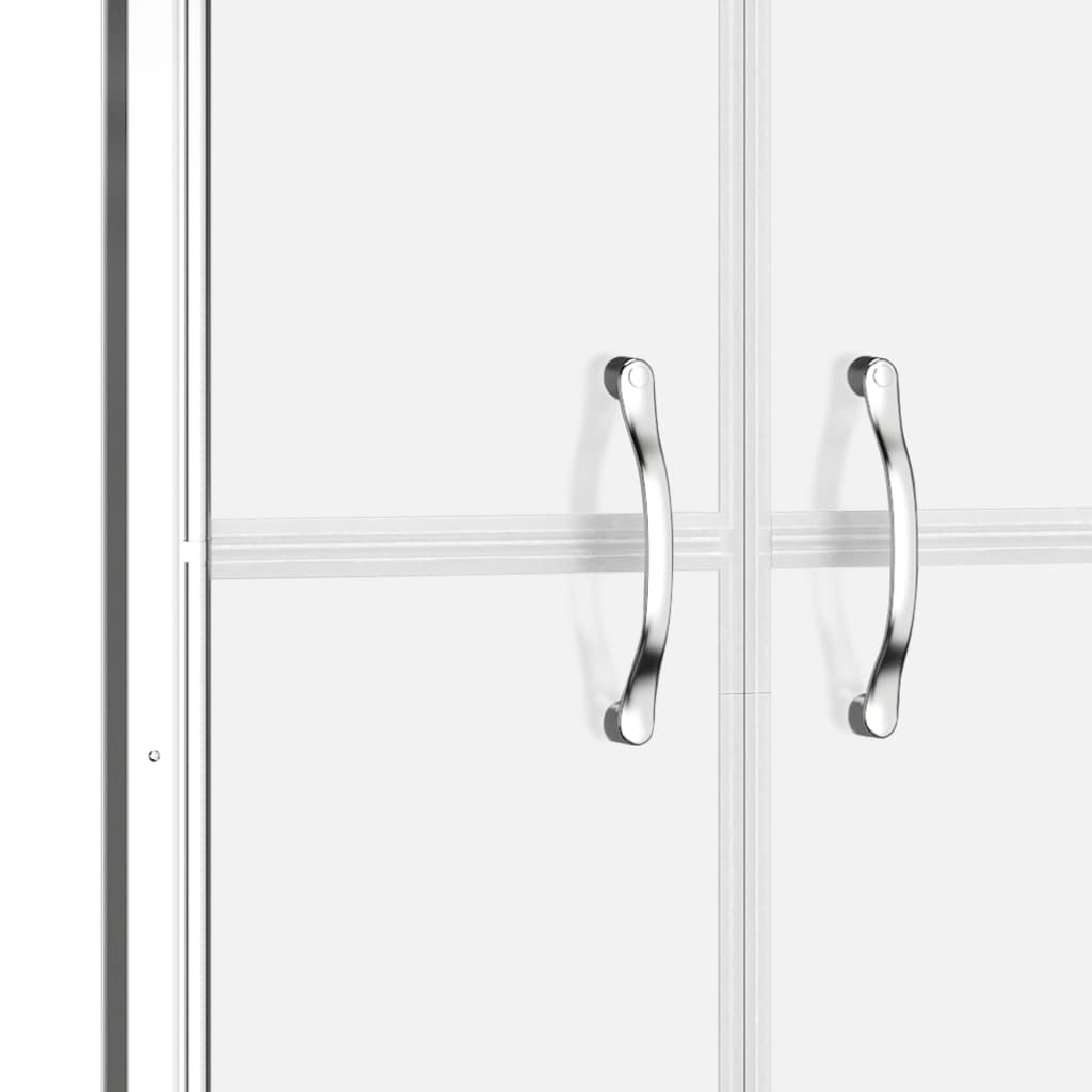 vidaXL Drzwi prysznicowe, szkło mrożone, ESG, 76x190 cm