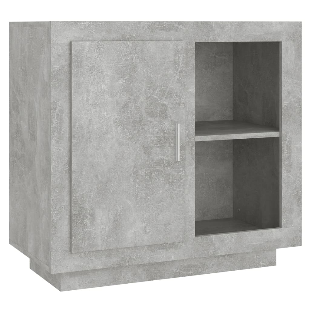 vidaXL Szafka, szarość betonu, 80x40x75 cm