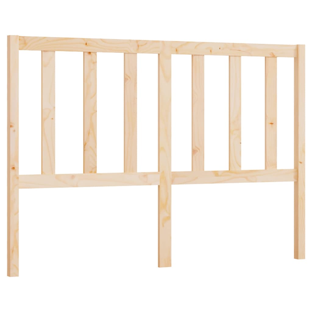 vidaXL Wezgłowie łóżka, 146x4x100 cm, lite drewno sosnowe