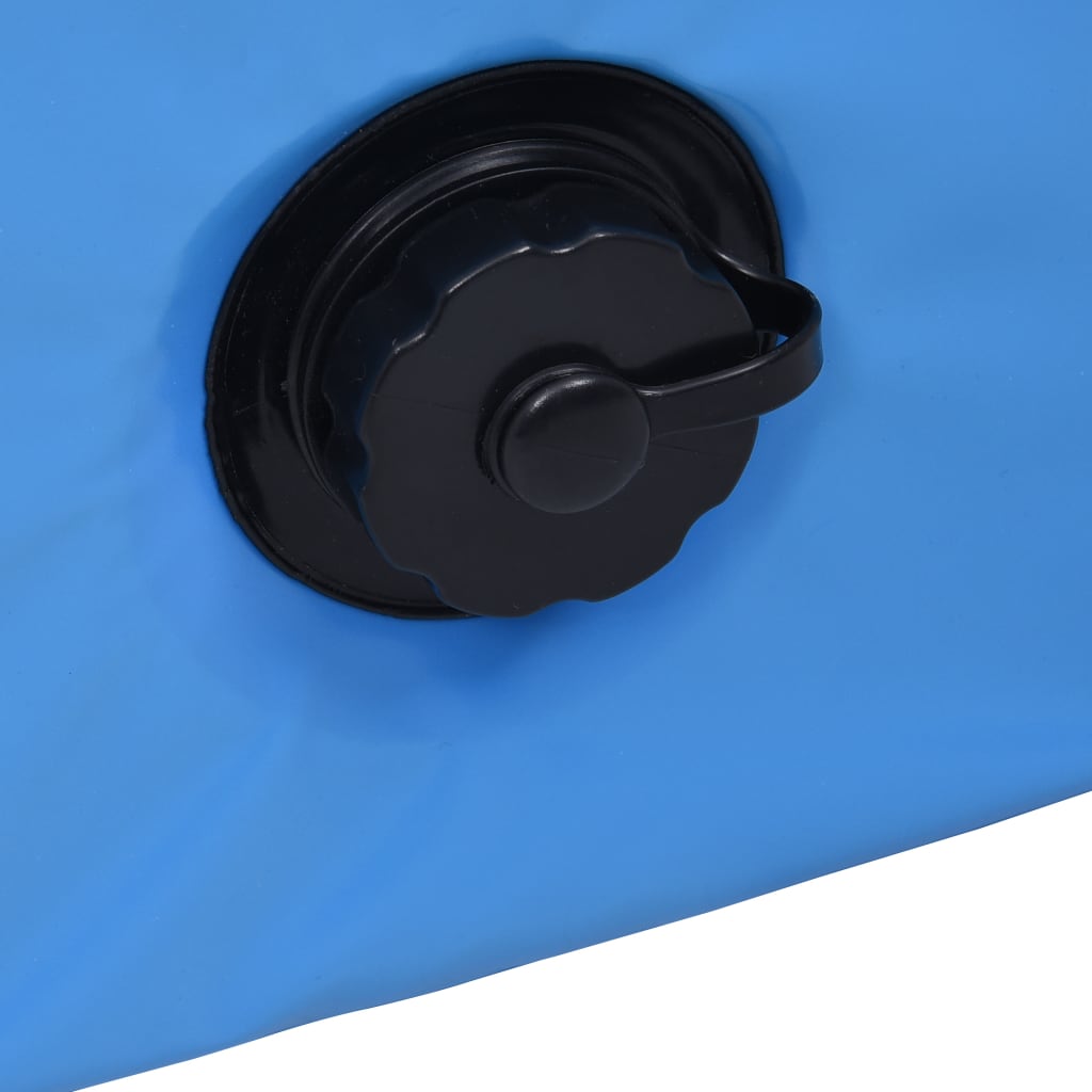 vidaXL Składany basen dla psa, niebieski, 120 x 30 cm, PVC