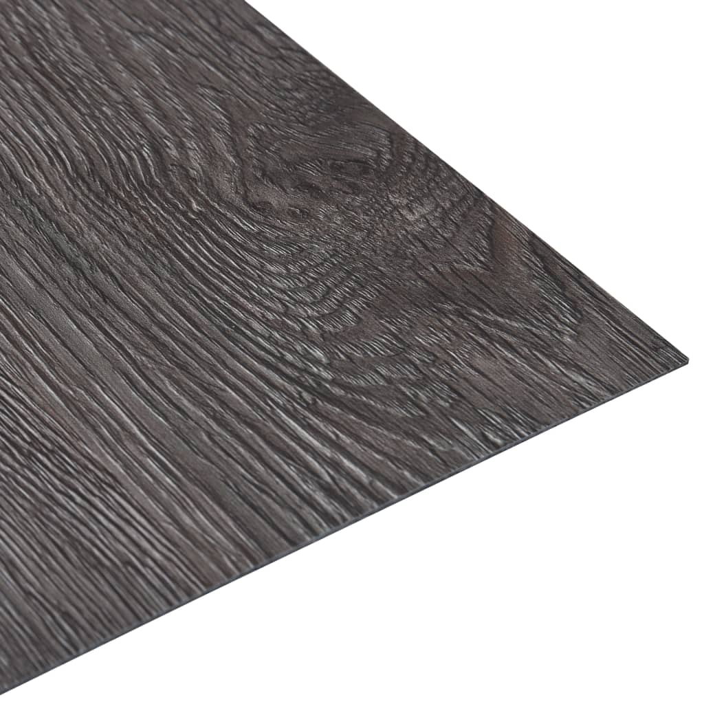 vidaXL Samoprzylepne panele podłogowe, 20 szt., PVC, 1,86 m², brązowe