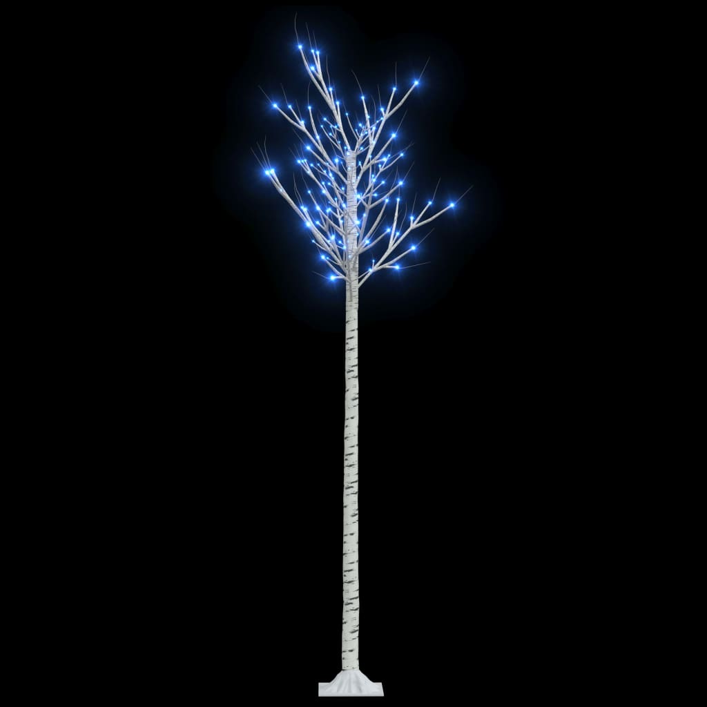 vidaXL Wierzba z oświetleniem, 200 niebieskich diod LED, 2,2 m