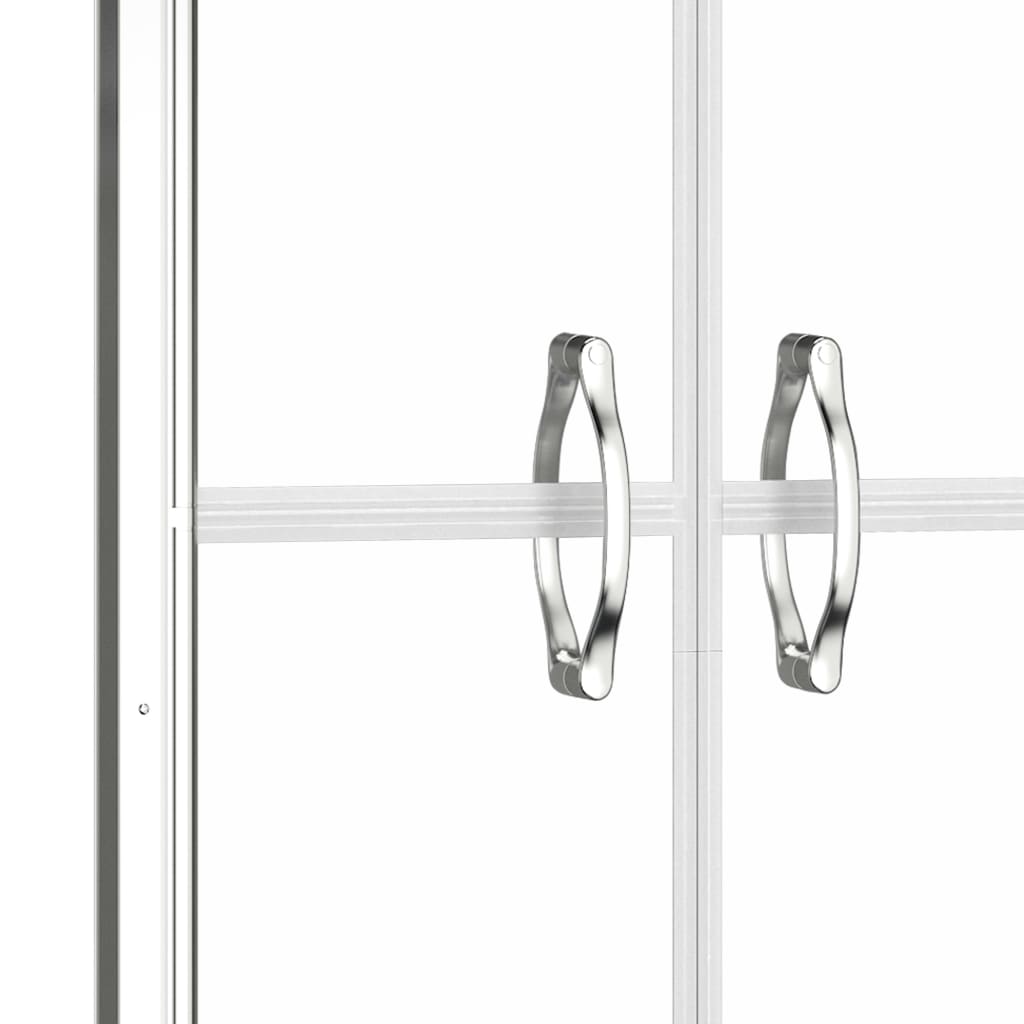 vidaXL Drzwi prysznicowe, przezroczyste, ESG, 96x190 cm