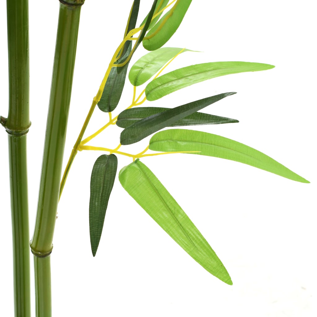 vidaXL Sztuczny bambus z doniczką, 175 cm, zielony
