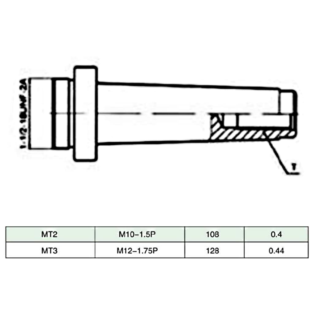 vidaXL 15-częściowy zestaw wytaczarski, głowica 50 mm, MT3-F1-12