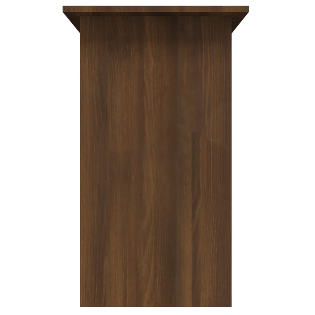 vidaXL Biurko, brązowy dąb, 80x45x74 cm, materiał drewnopochodny