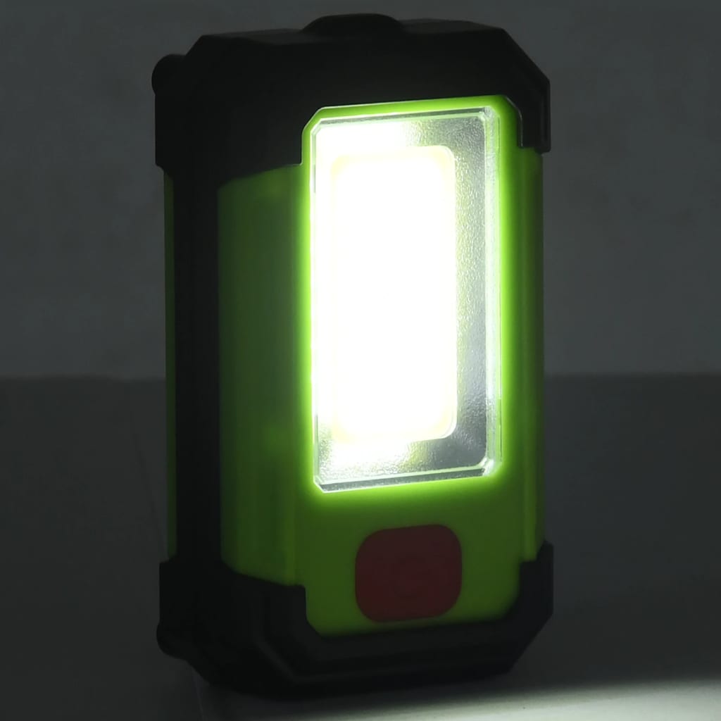 vidaXL Przenośny, solarny reflektor LED, 7 W, zimne białe światło