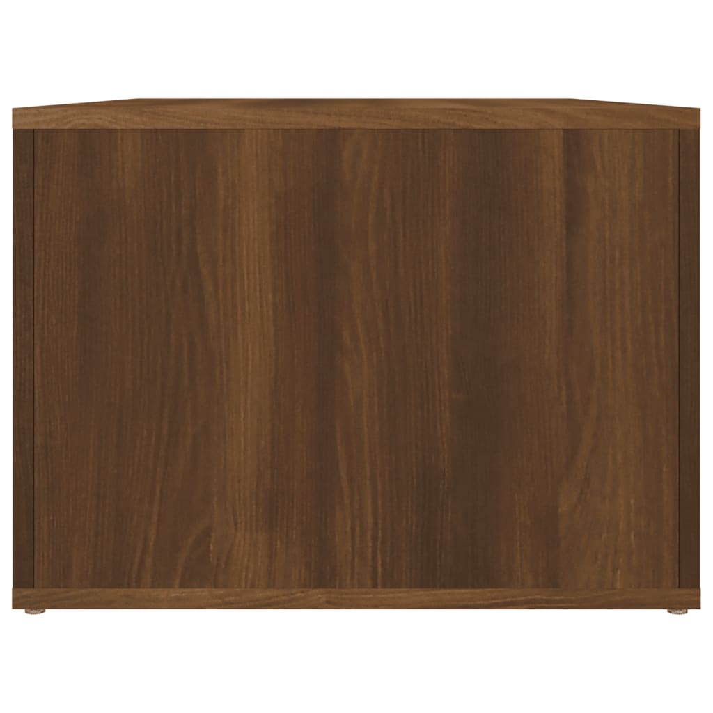 vidaXL Stolik kawowy, brązowy dąb, 80x50x36 cm materiał drewnopochodny
