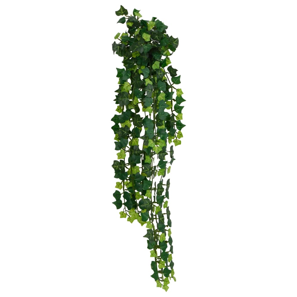 vidaXL Sztuczne rośliny wiszące, 12 szt., 339 listków, 90 cm, zielone