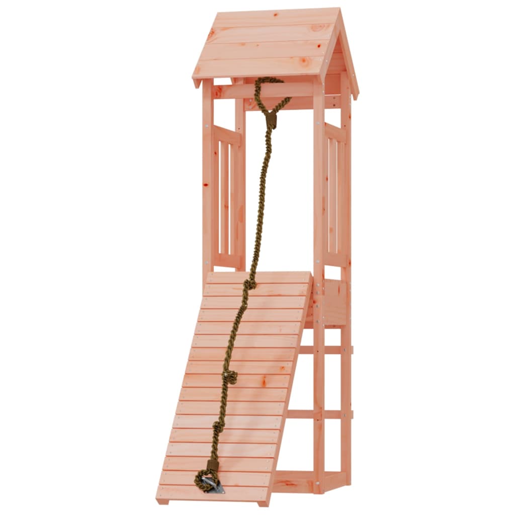vidaXL Domek ze ścianką wspinaczkową dla dzieci, drewno daglezjowe