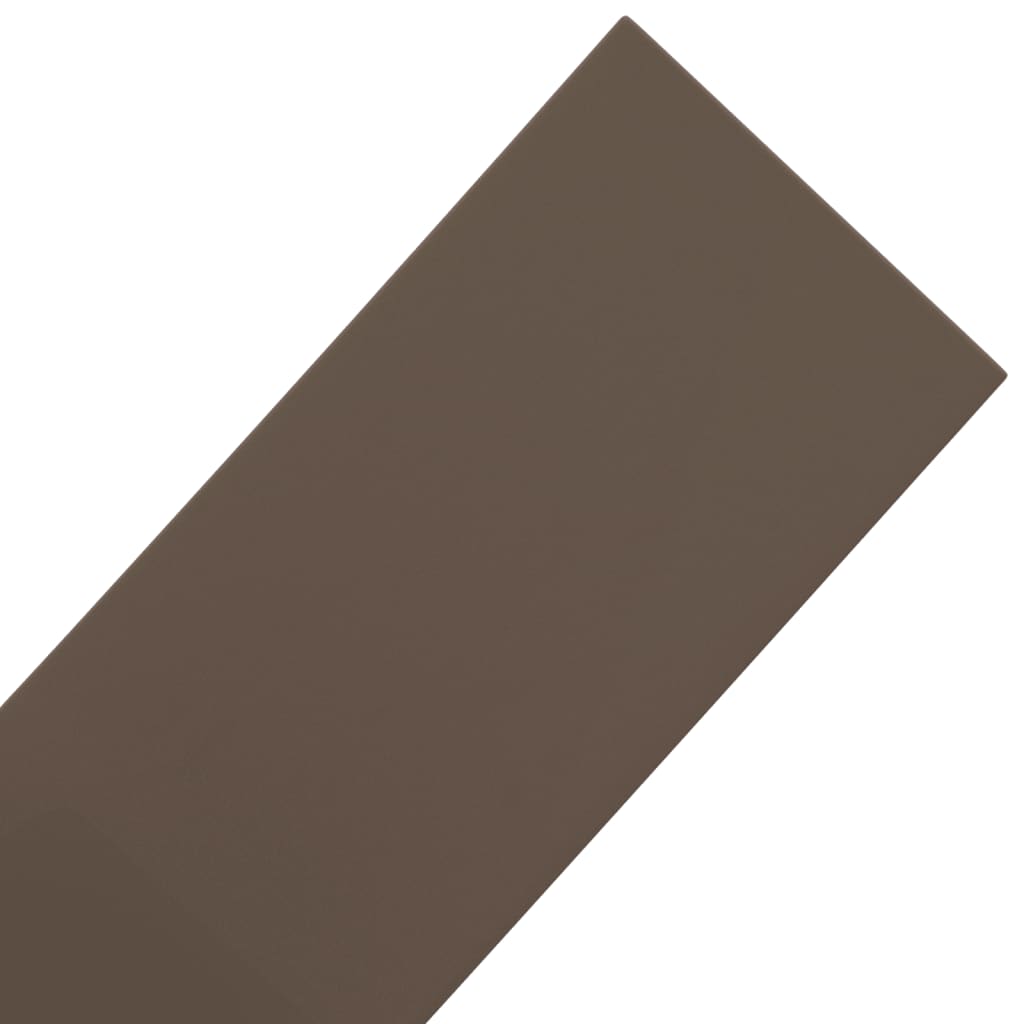 vidaXL Obrzeże ogrodowe, brązowe, 10 m, 15 cm, polietylen