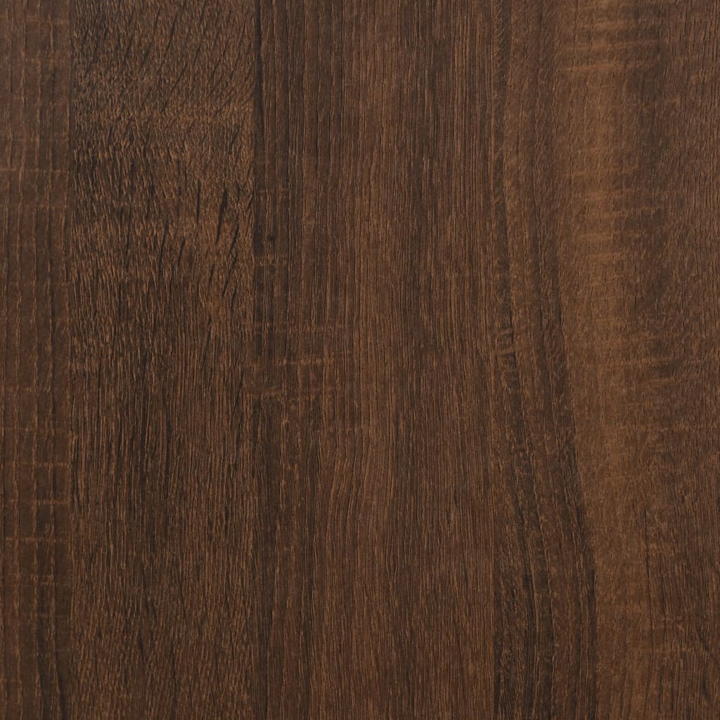 vidaXL Szafka, brązowy dąb, 91x29,5x65 cm, materiał drewnopochodny