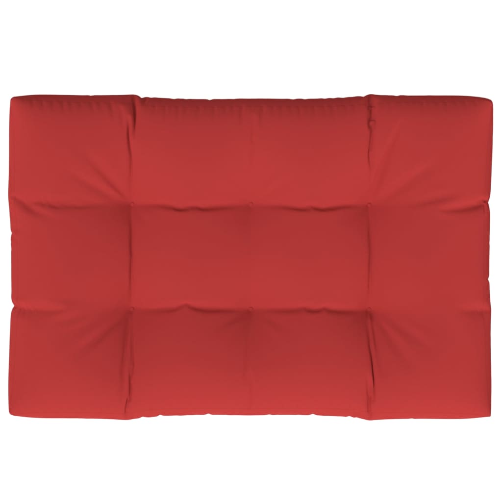 vidaXL Poduszka na paletę, czerwona, 120x80x12 cm, tkanina