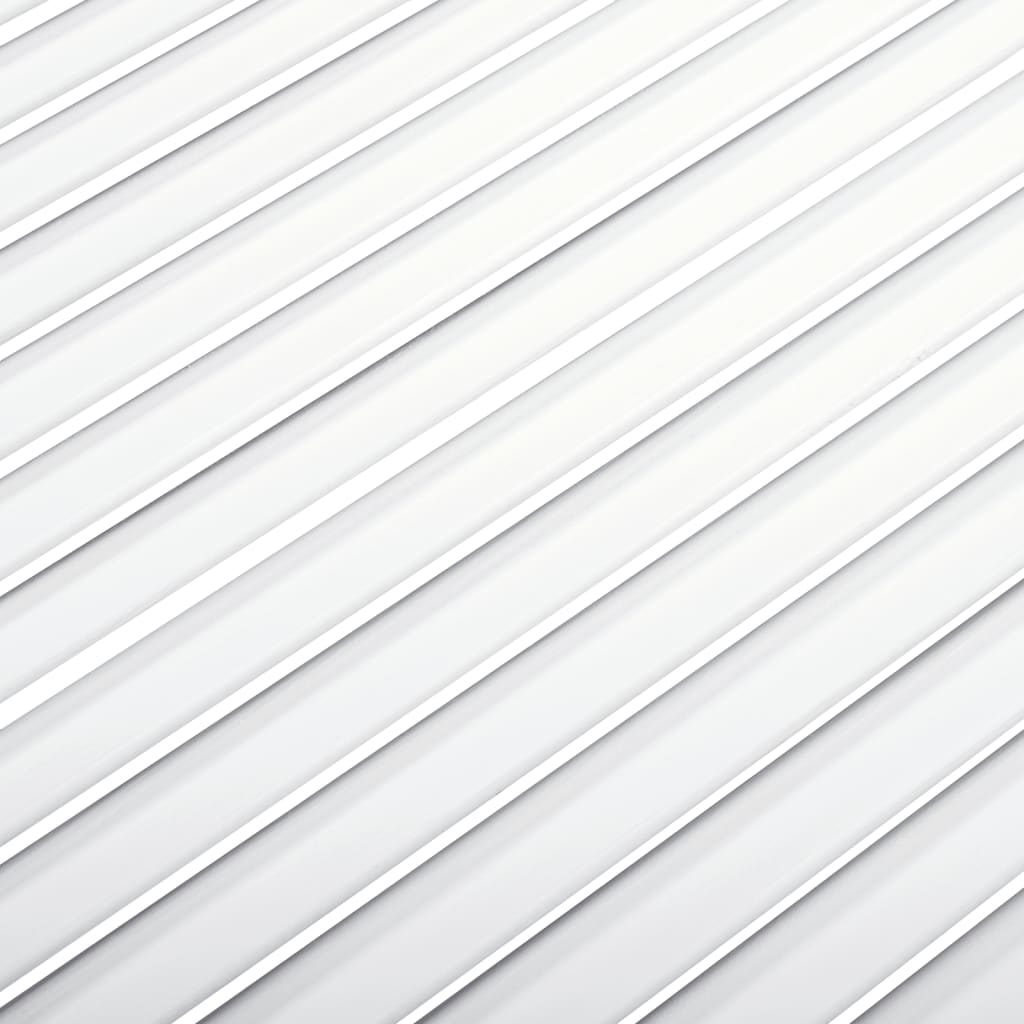 vidaXL Drzwi żaluzjowe do szafki, białe, 69x59,4 cm, sosnowe