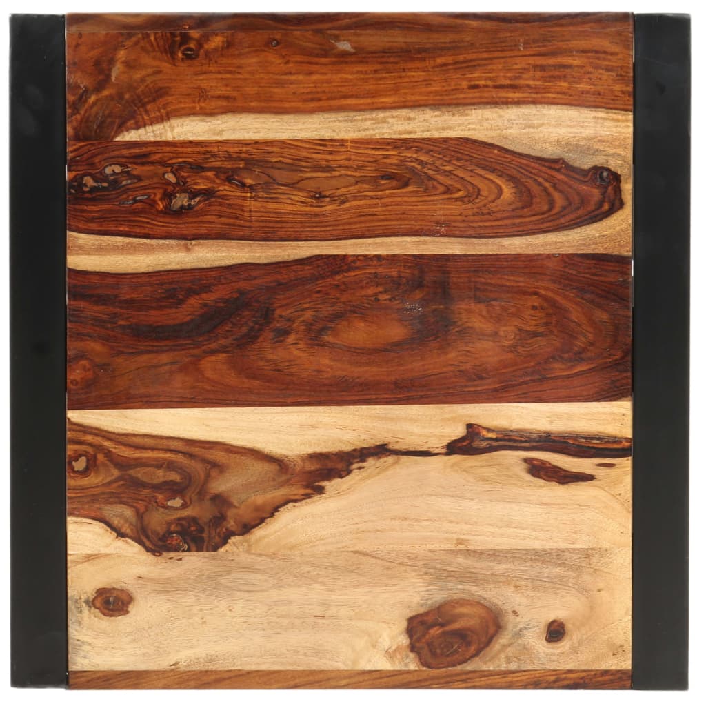 vidaXL Stolik barowy, 60 x 60 x 110 cm, lite drewno sheesham