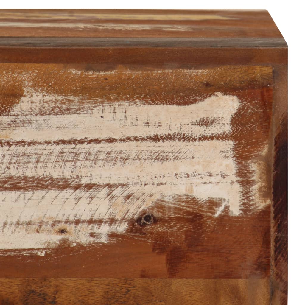 vidaXL Stolik kawowy, 50x50x35 cm, lite drewno odzyskane