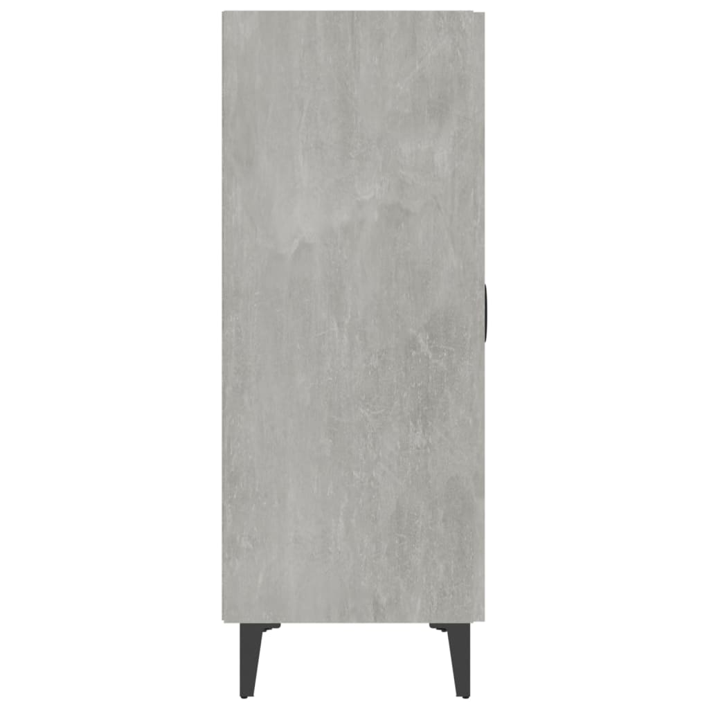 vidaXL Szafka, szarość betonu, 70x34x90 cm, materiał drewnopochodny