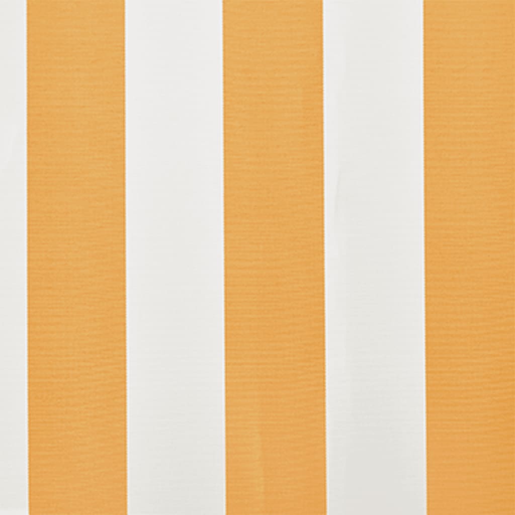 vidaXL Zadaszenie, żółty słonecznikowy i biały, 6x3 m (bez ramy)