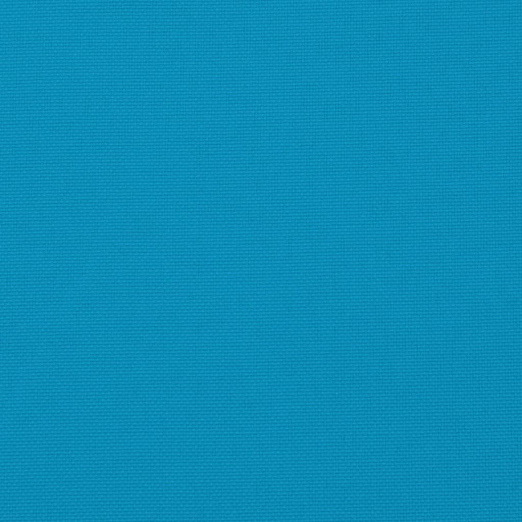 vidaXL Poduszka na ławkę ogrodową, niebieska, 200x50x7 cm, tkanina