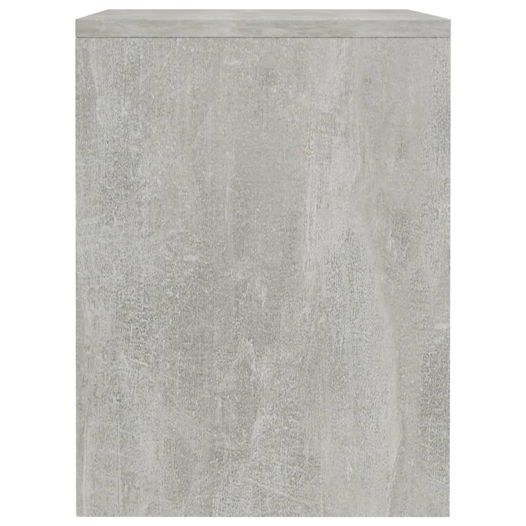 vidaXL Szafka nocna, kolor szary betonowy, 40x30x40 cm, płyta wiórowa