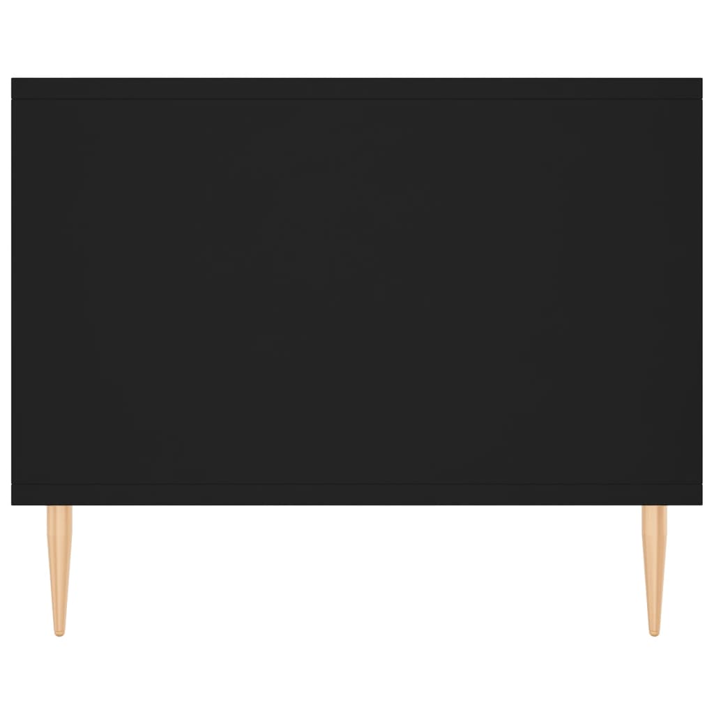 vidaXL Stolik kawowy, czarny, 102x50x40 cm, materiał drewnopochodny