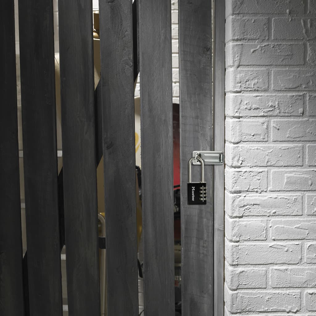 Master Lock Kłódka na szyfr, aluminiowa, czarna, 40 mm, 7640EURDBLKLH