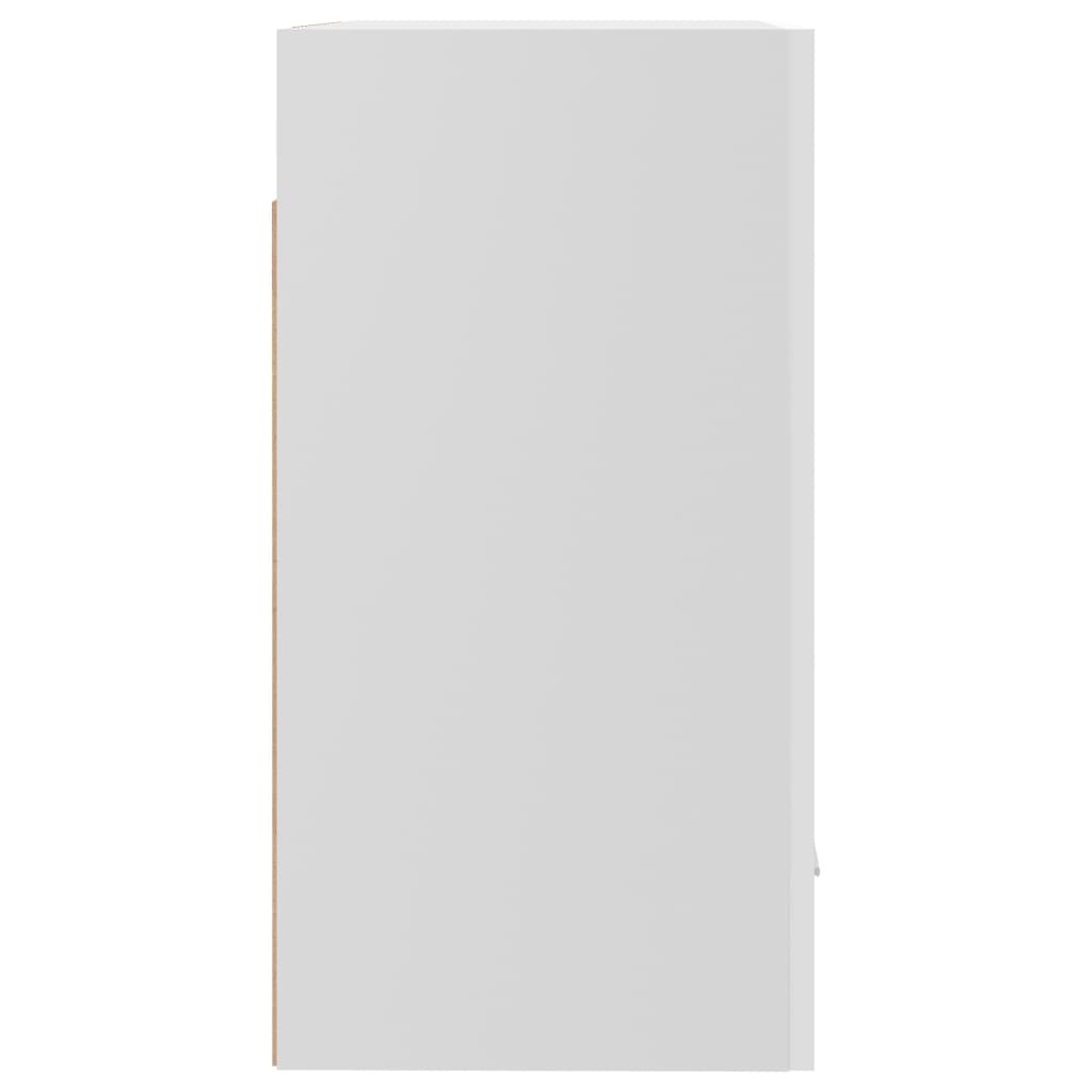 vidaXL Szafki wiszące, 2 szt., wysoki połysk, białe, 50x31x60 cm