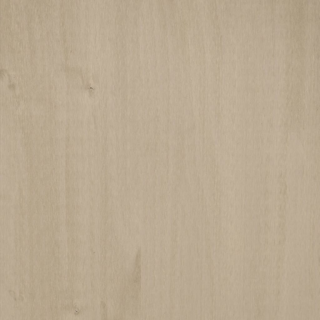 vidaXL Szafka HAMAR, miodowy brąz, 113x40x80 cm, lite drewno sosnowe