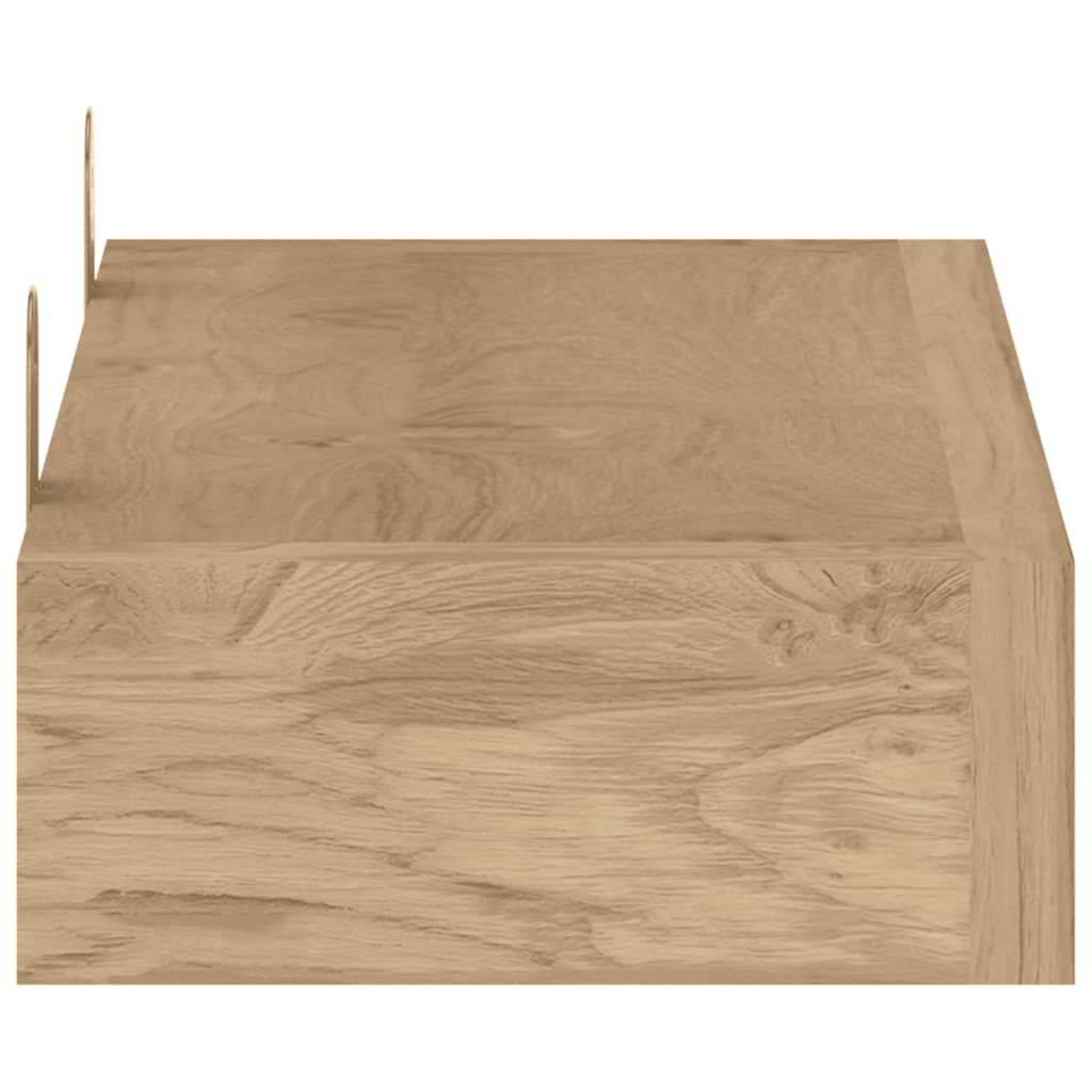 vidaXL Półki ścienne, 2 szt., 40x15x4 cm, lite drewno tekowe