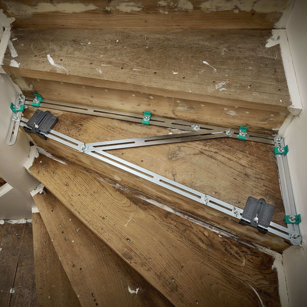 wolfcraft Składany szablon do naprawy schodów